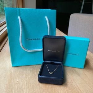 Tiffany’s Elsa Peretti Bean Pendant Necklace Gold